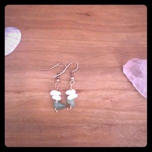 Stone earrings